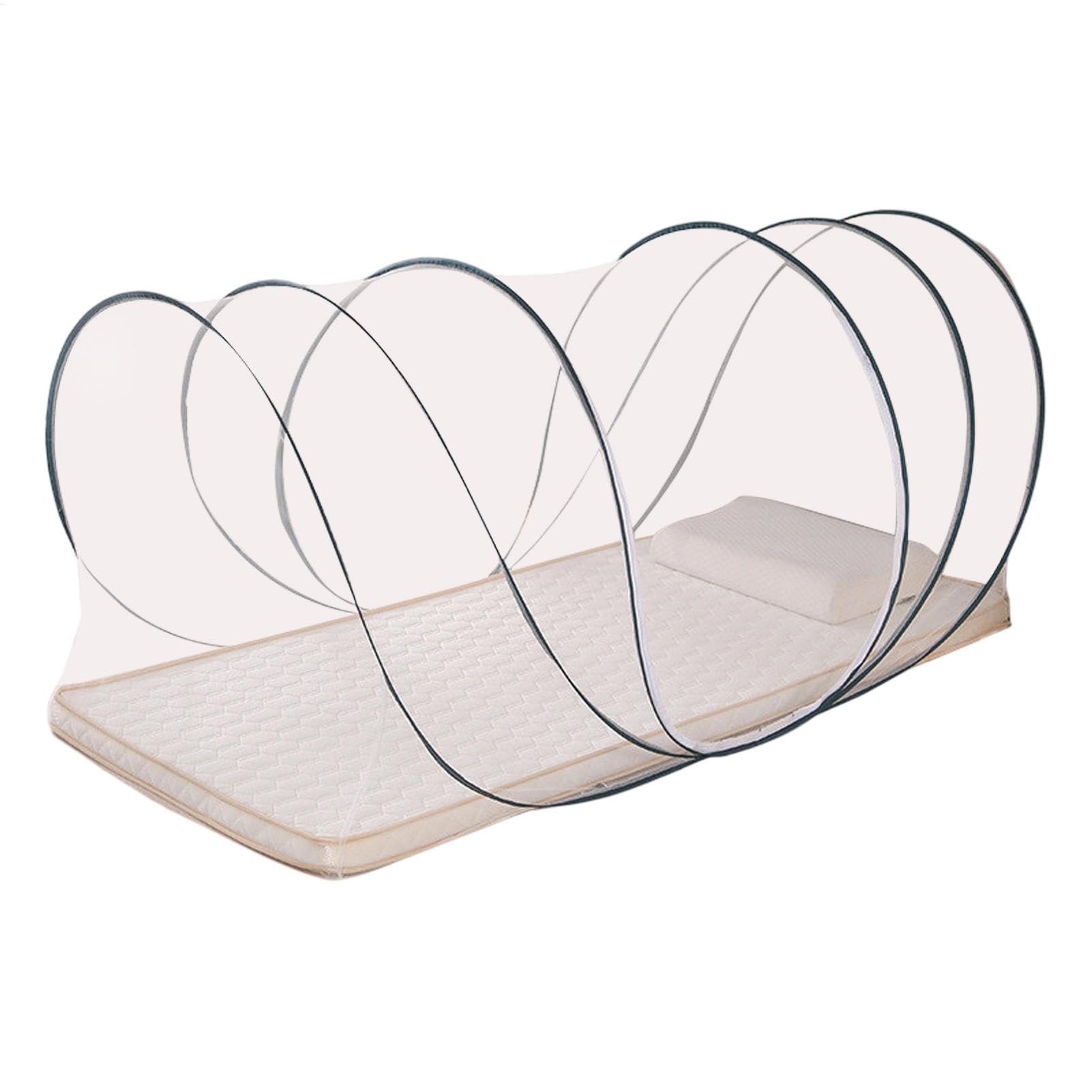 Moustiquaire de lit une place pliable 90x90x190cm pour la maison