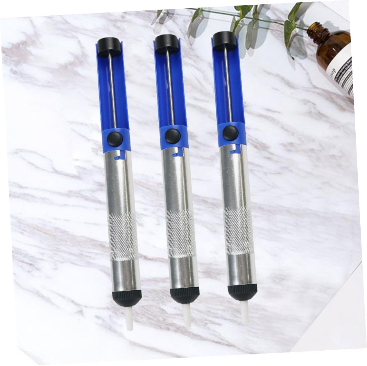3pcs Desoldering Vacuum Pump Suction Tin Sucker for Repair Non-Slip Handle High Efficiency