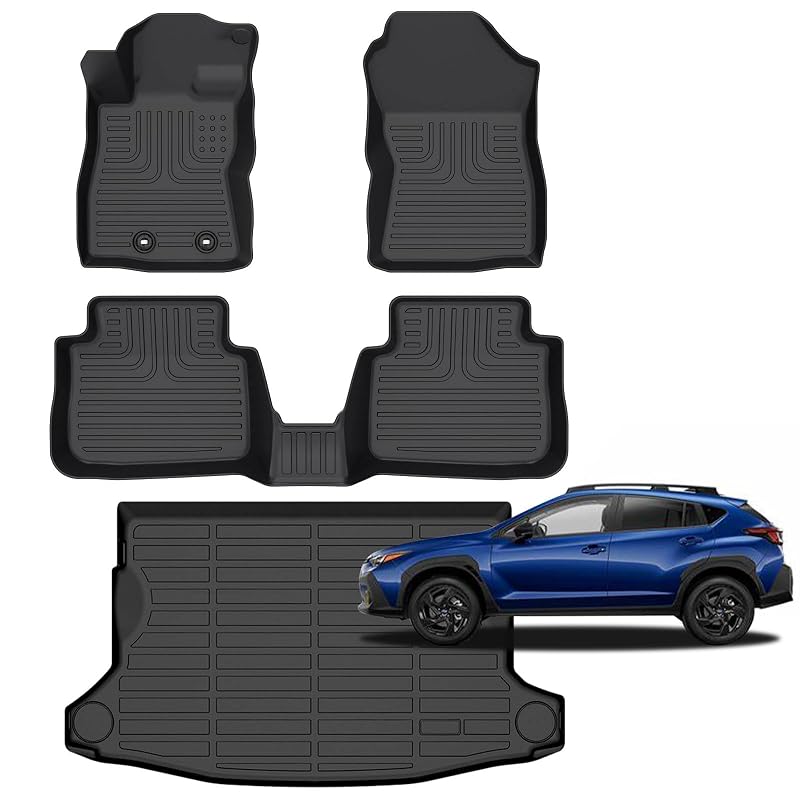 Tapetes automotivos em TPE para Subaru Crosstrek e Impreza 2024 a 2026, conjunto com 4 peças Norand