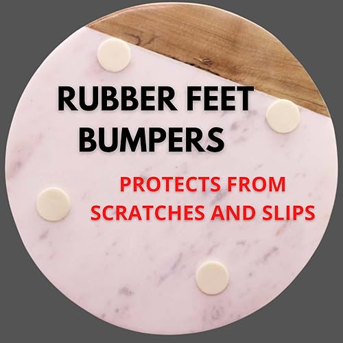 Miniatura 4 de Tabla de mármol blanco - Tabla de quesos  Bandeja de madera de acacia para charcutería, queso, carnes, frutas, galletas  Tabla de cortar, bandeja de