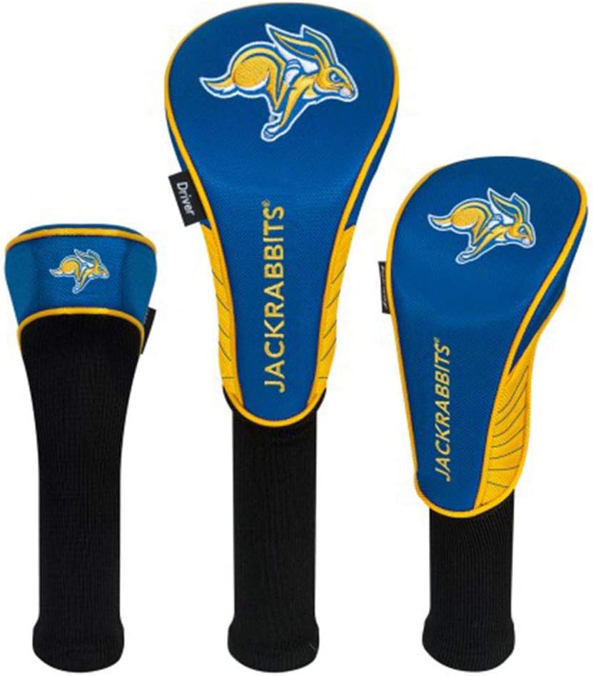 Team Effort NCAA South Dakota State Jackrabbits Set of Three Headcoverssouth Dakota State Jackrabbits Set of Three Headcovers, Multicolor, NA