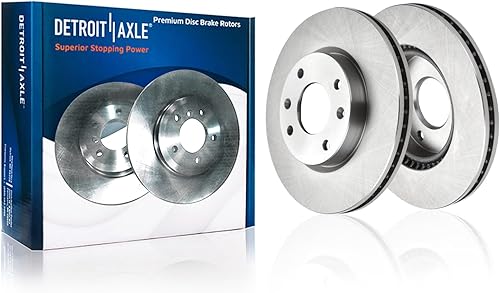 Miniatura 53 de Detroit Axle - Rotores de freno delanteros prémium de 13.97 pulgadas para Shelby GT500 2007-2012 - [3/21/2010-2012 Ford Mustang con frenos Brembo]