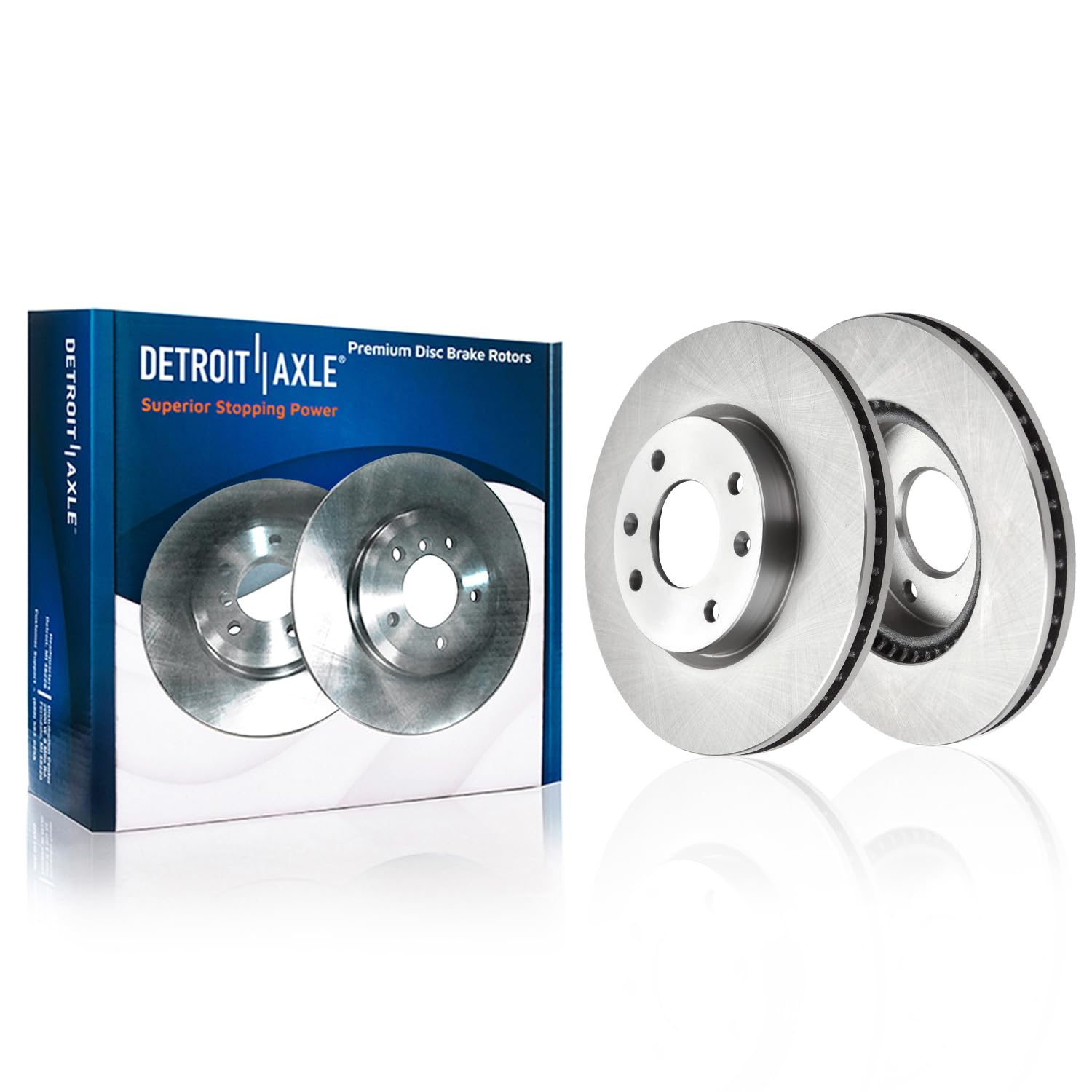 Detroit Axle - FRONT Brake Rotors for 2003-2005 Hyundai Sonata 2003-2006
