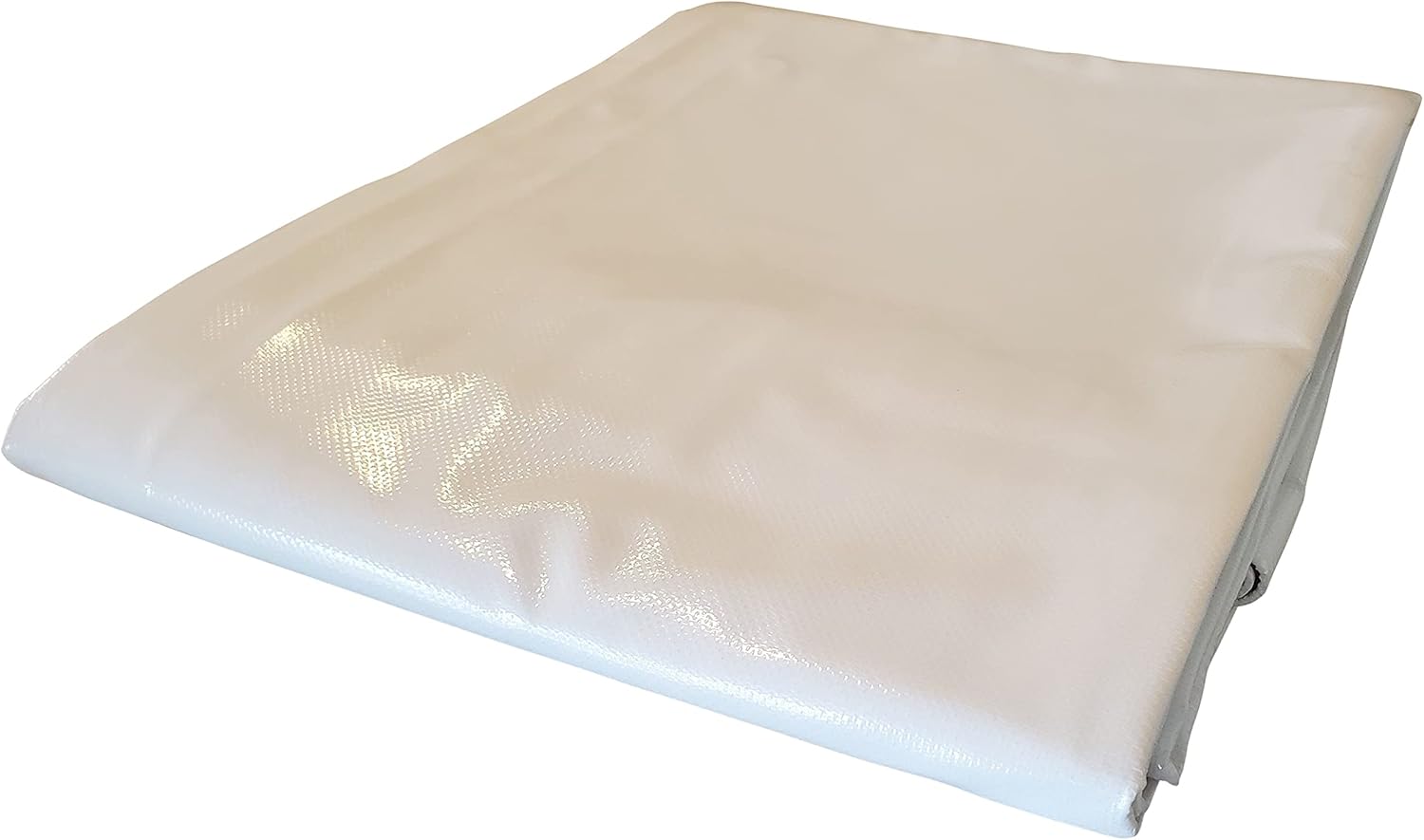 White Vinyl Tarp 13oz Industrial Grade Tarps (Choose Size) (20'x24')