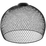 OSALADI Pendant Lamp Shade Hollow Out Metal Mesh Light Cover 9.84X9.84X7.08In Hanging Lamp Shade for Home Hotel Decorative Lighting Accessory