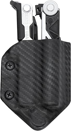 Clip & Carry Kydex Funda multiherramienta para Gerber Center-Drive con soporte de sidecar opcional Fabricado en Estados Unidos (multiherramienta y