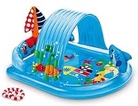 Vista 18 de Centro de juego inflable tierra de dinosaurios de Intex, 31 x 90 x 44 pulgadas, a partir de 2 años