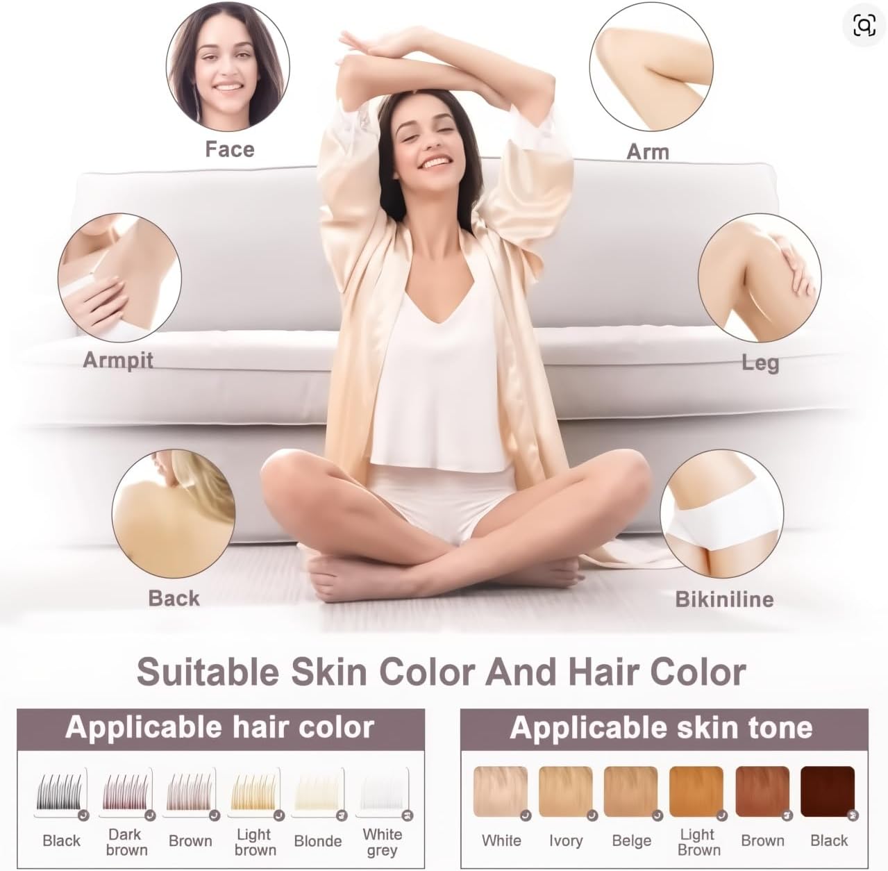 Multi-Function Home Hair Removal Instrument, Skin Rejuvenation Beauty Equipment