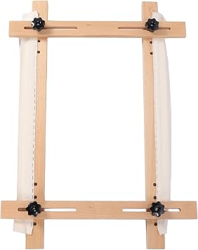Needlepoint Stretcher Frame Rectangular 70x50cm Adjustable Needlepoint Embroidery Tapestry Scroll Frame