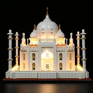 Kit de luz LED para Lego 21056 Architecture Taj Mahal, juego de iluminación de conexión USB compatible con Lego 21056 (solo luces, modelos sin Lego) (clásico)