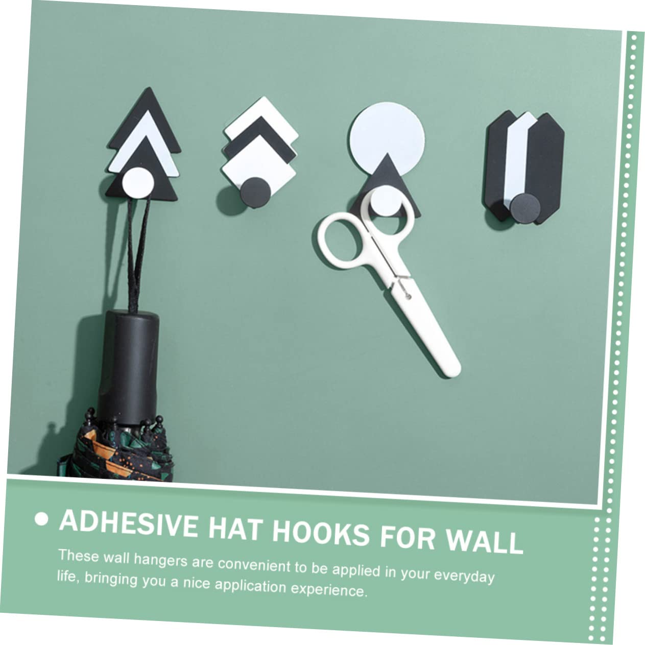 MAGICLULU 12piezas Ganchos Decorativos Autoadhesivos Sin Perforación De Ganchos Para Pared Cocina y Baño Perfectos Para Colgar Toallas Sombreros y Ropa