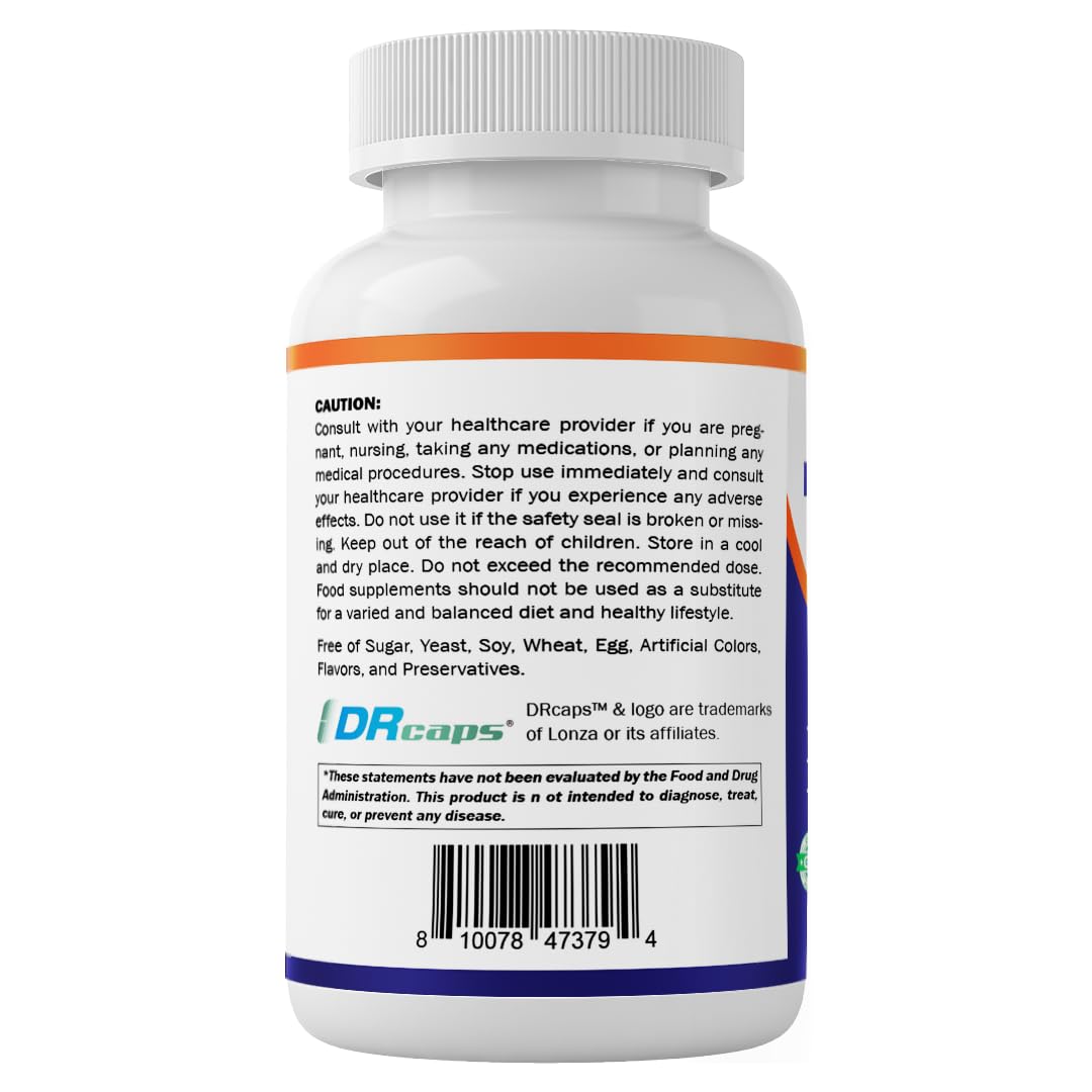 Vitamatic Lactobacillus Plantarum, 20 Billion CFU, 60 DR Capsules — Amazon image 8
