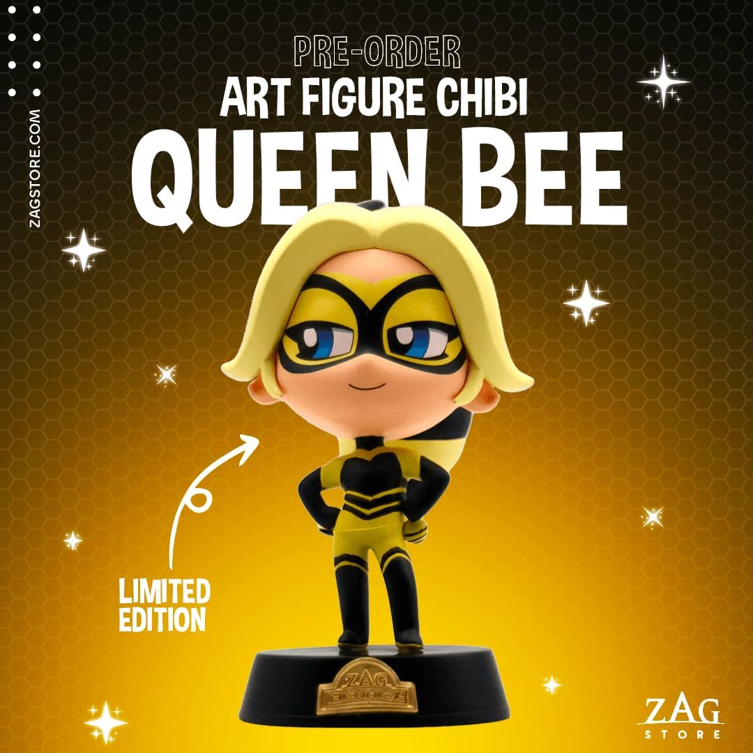 ZAG STORE - Miraculous Ladybug - Art Figure Chibi Queen Bee (Limited Edition), Yellow