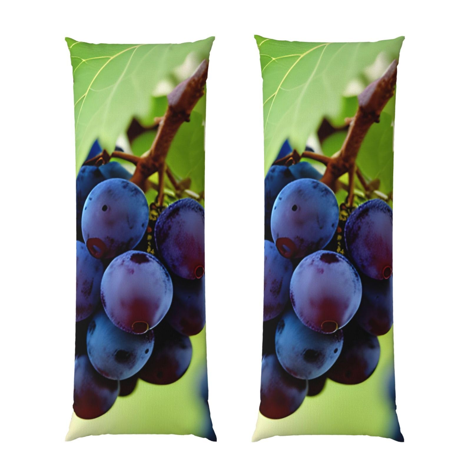 Taie d'oreiller longue douce et respirante avec motif raisin esthétique