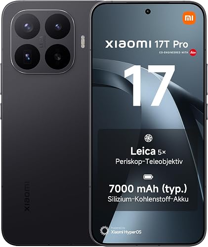 XIAOMI 17T Pro, Smartphone 12+1024 Go, écran Eye-Care 6,8…