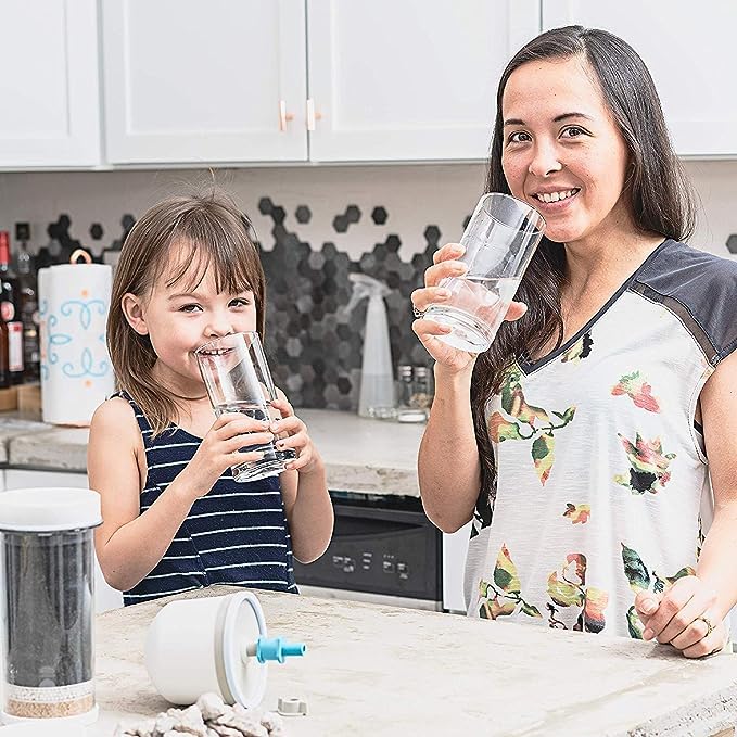 Miniatura 2 de PiMag Aqua Pour 1 - Filtro de agua de cerámica (1364) para sistema de agua Nikken, pieza de repuesto para el sistema de filtro de agua por gravedad