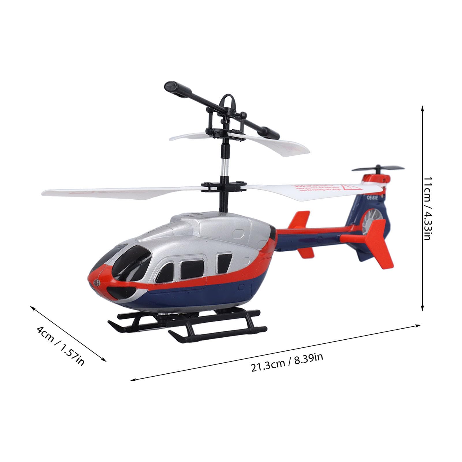Gonetre Mini Helicóptero RC Recargable Eléctrico a Prueba de Caídas con Luz para Niños y Adultos Que Vuelan Divertidos