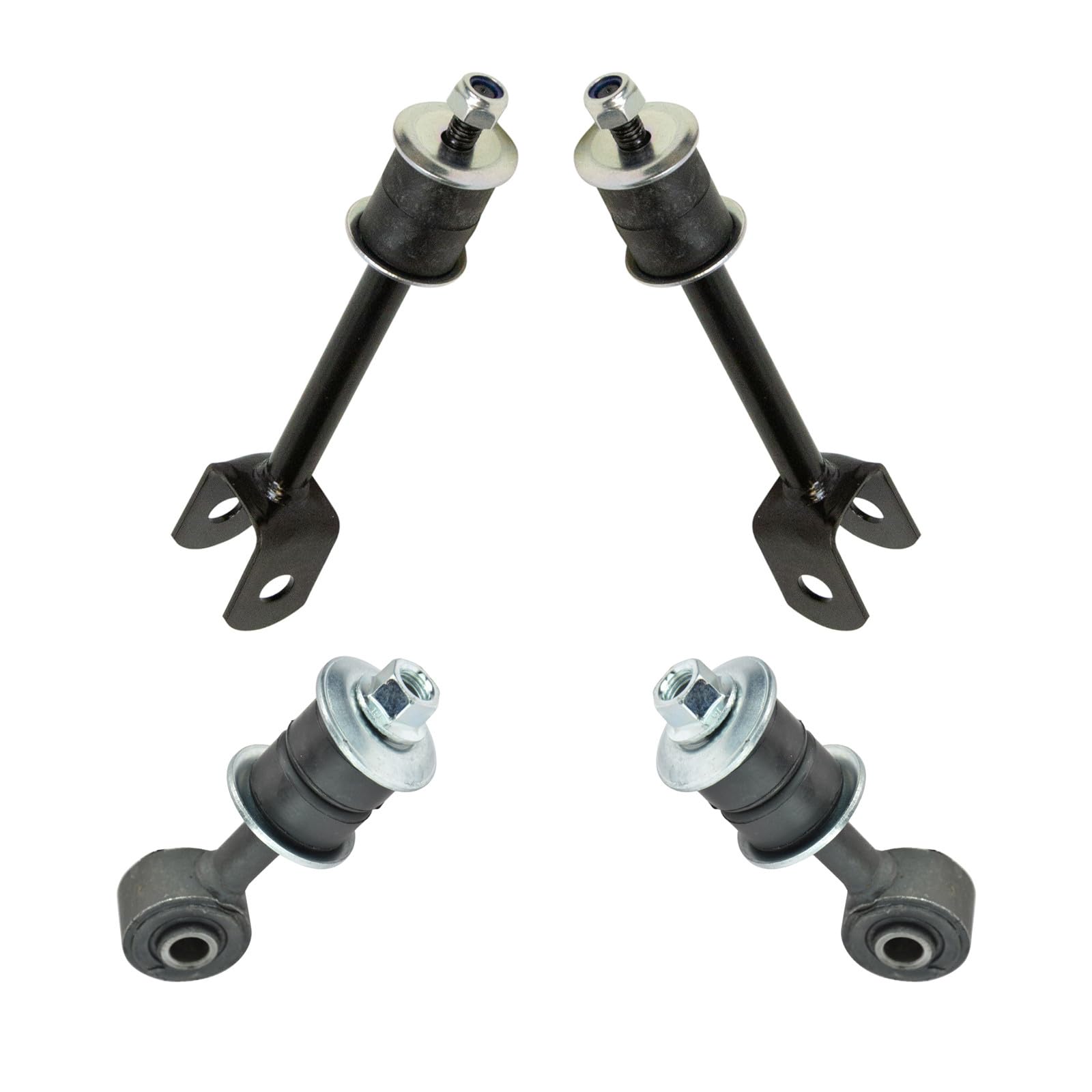 Front Rear Suspension Stabilizer Sway Bar End Link LH RH Set 4pc Compatible with LX470