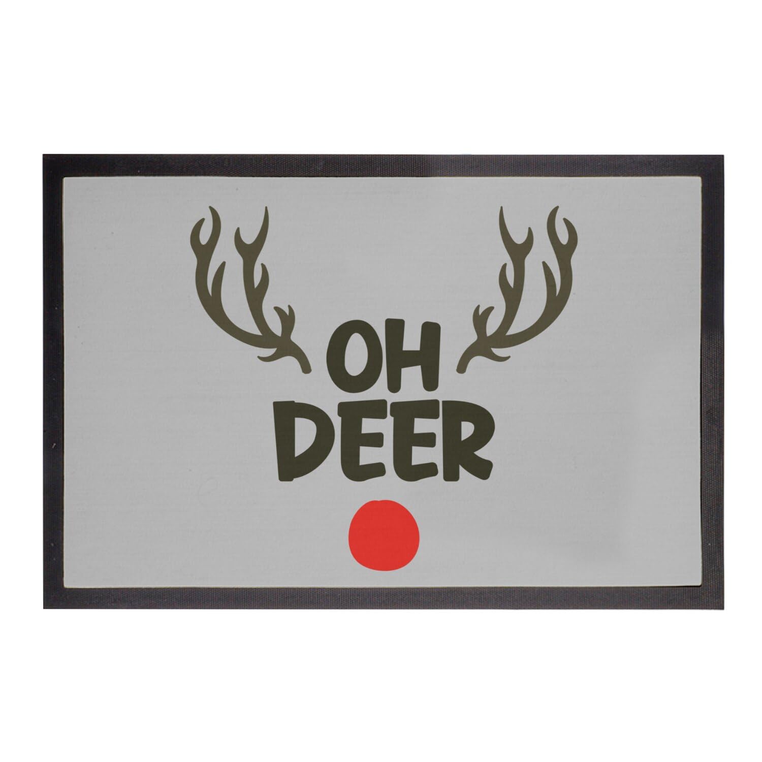 Paillasson renne Oh Deer pour sublimer votre entrée de maison en hiver