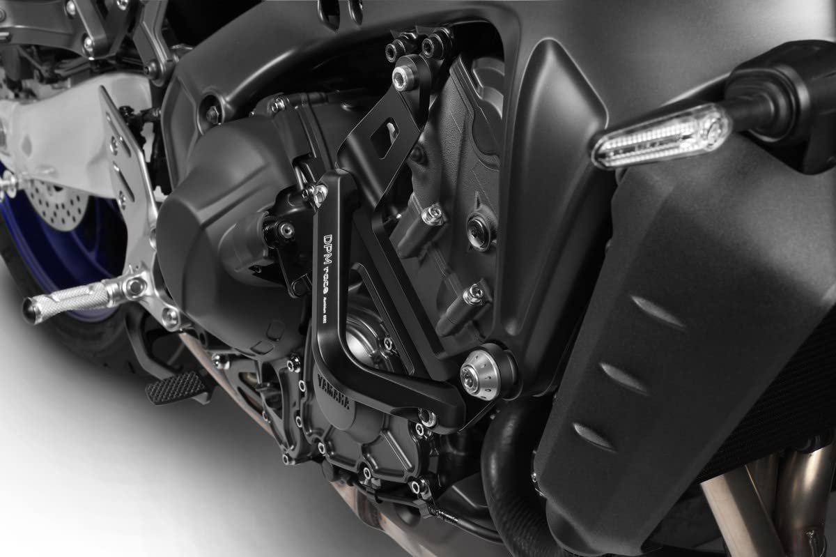 MT09 2021/25 - Kit Paramotore (R-0958) - Protezione Paratelaio Anticaduta in Alluminio - Minuteria Inclusa - Accessori De Pretto Moto (DPM Race) - 100% Made in Italy