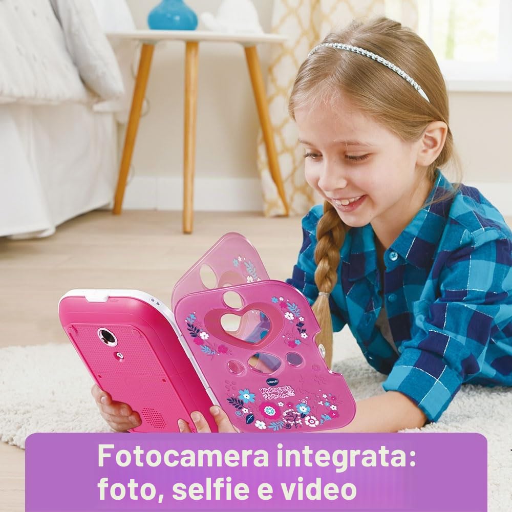 VTech- Diario elettronico per Bambini, Colore Rosa, Standard, 80-541965