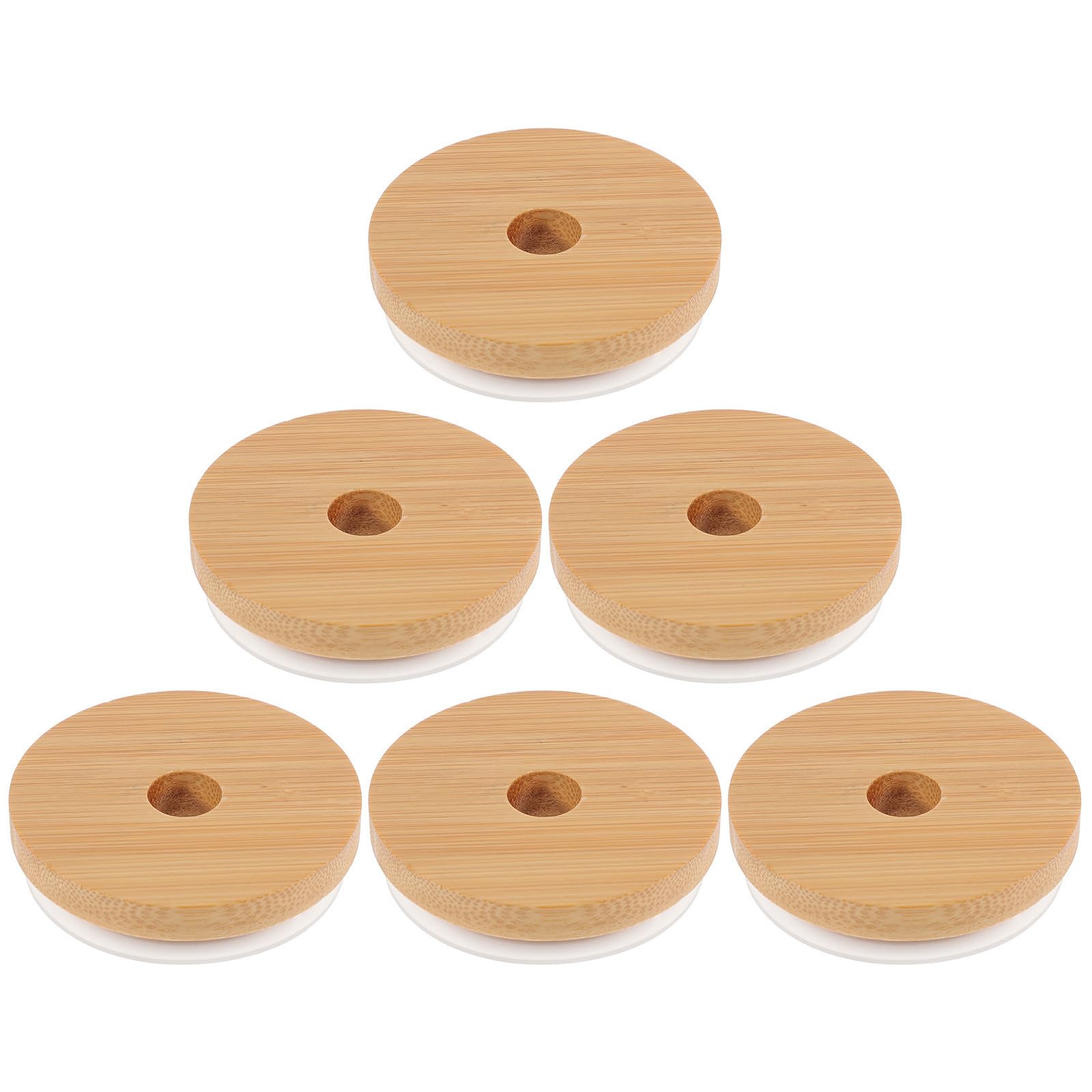 Tapas de madera de sellado resistente TIDTALEO para tarros