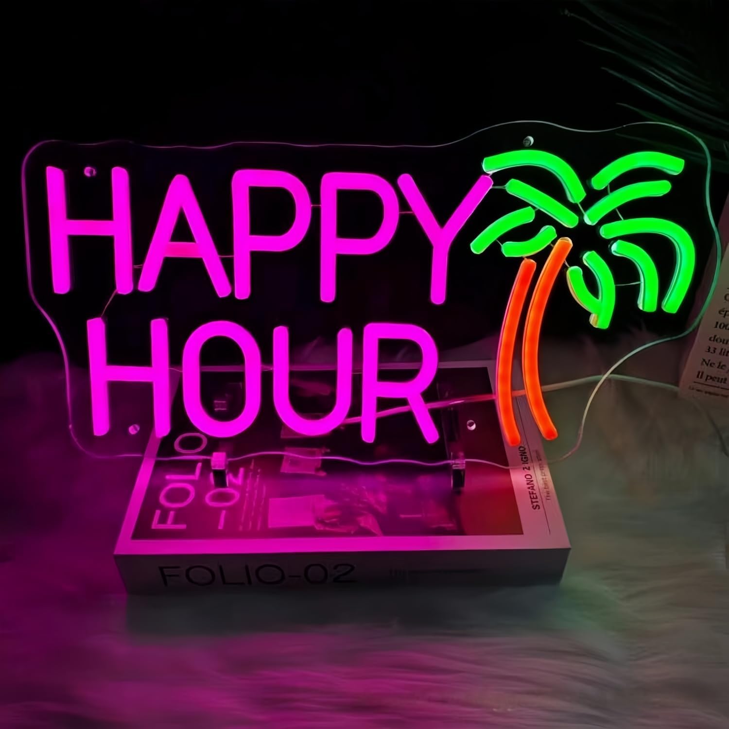 Home Sweet Home Neon Signs for Wall Decor Neon Wall Art Acrylic LED Lights with Hanging Chain Light Up for Bedroom Decor Man Cave Bar Pub graduate Wedding Party 5V USB Powered Dimmable