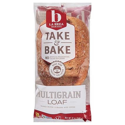 La Brea Bakery Take & Bake Multi Grain Loaf, 12 oz (Frozen)