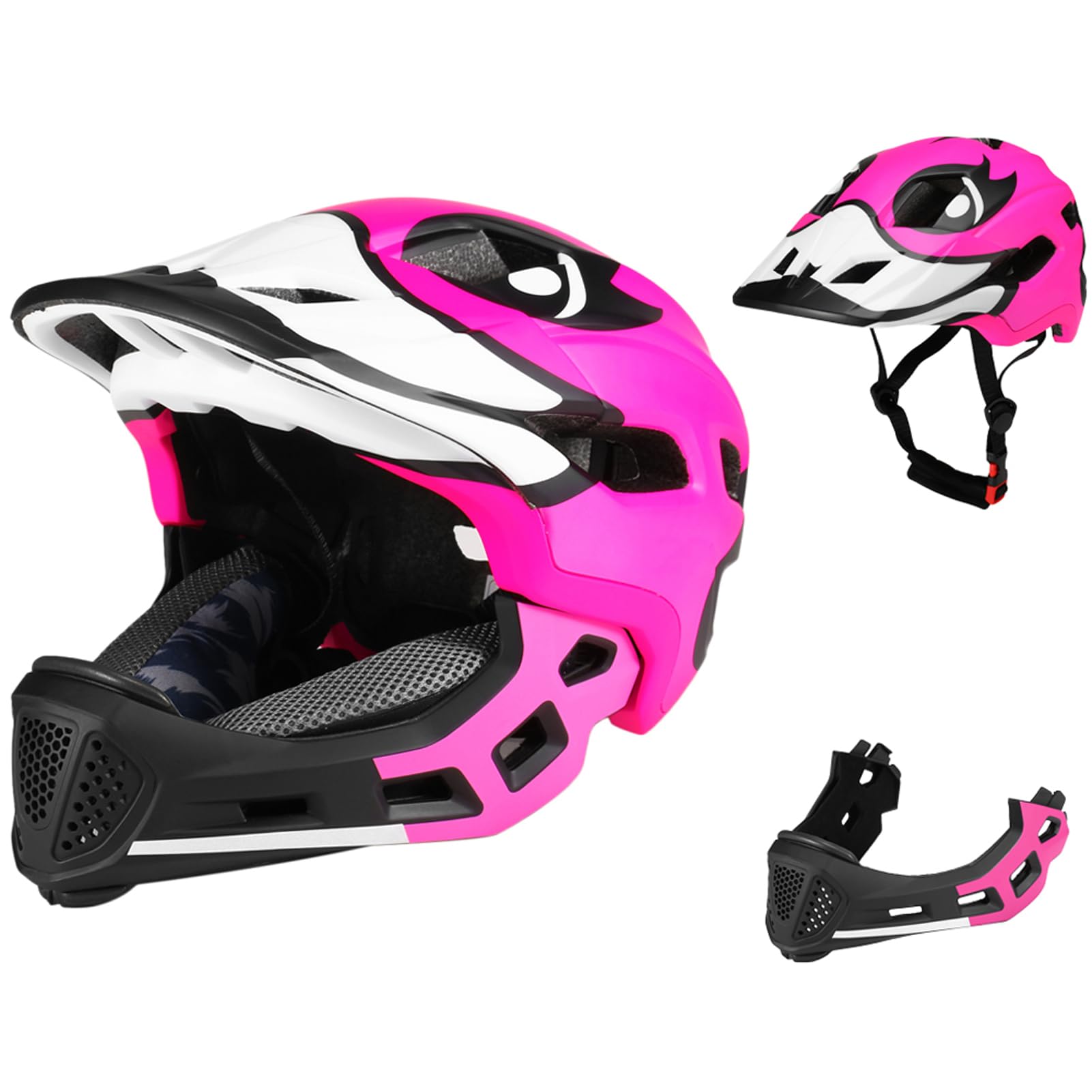 Kavolet Casco integrale per bambini, casco integrale per mountain bike, BMX, casco sportivo di sicurezza per bicicletta, skateboard, pattinaggio a rotelle
