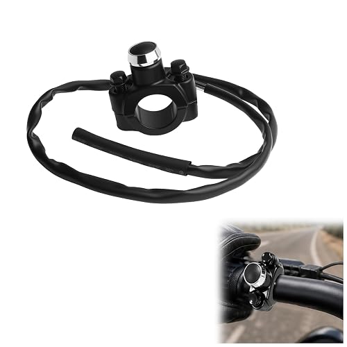 7/8" Motorcycle Handlebar Switch,Motorcycle Starter Button Control | Instant Start Button,Fit Horn/Engine Start/Headlight Flash,Easy Installation,Fit Motorcycle,Dirt Bike,ATV,Scooter