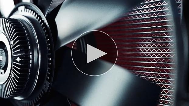 フルクラムWind55db Electronic Radiator Cooling Fan Clutch Compatible for Ram