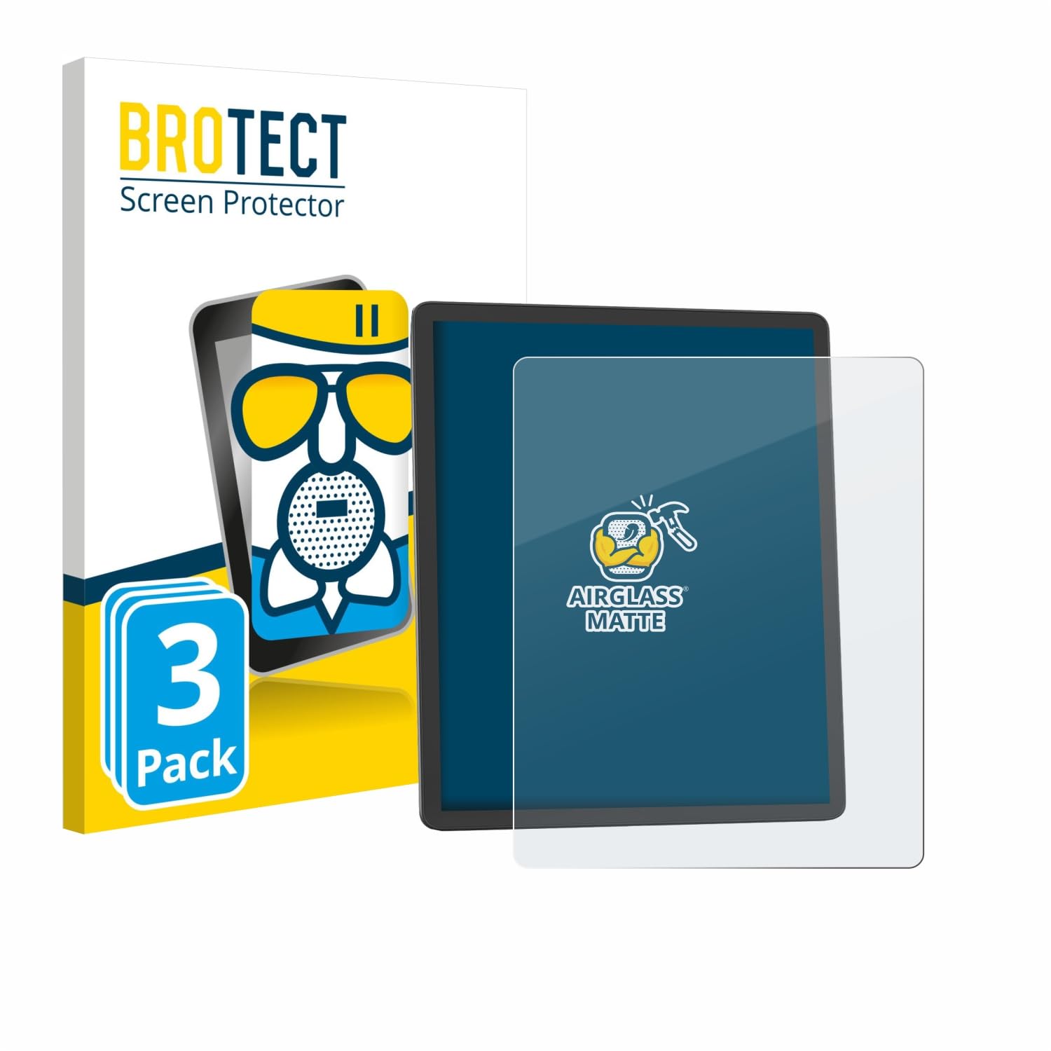 BROTECT Entspiegelungs Schutzglas für Amazon Kindle Scribe 2025 (3 Stück) Schutzfolie Glas Matt [Extrem Kratzfest 9H, Anti-Reflex, Anti-Fingerprint]