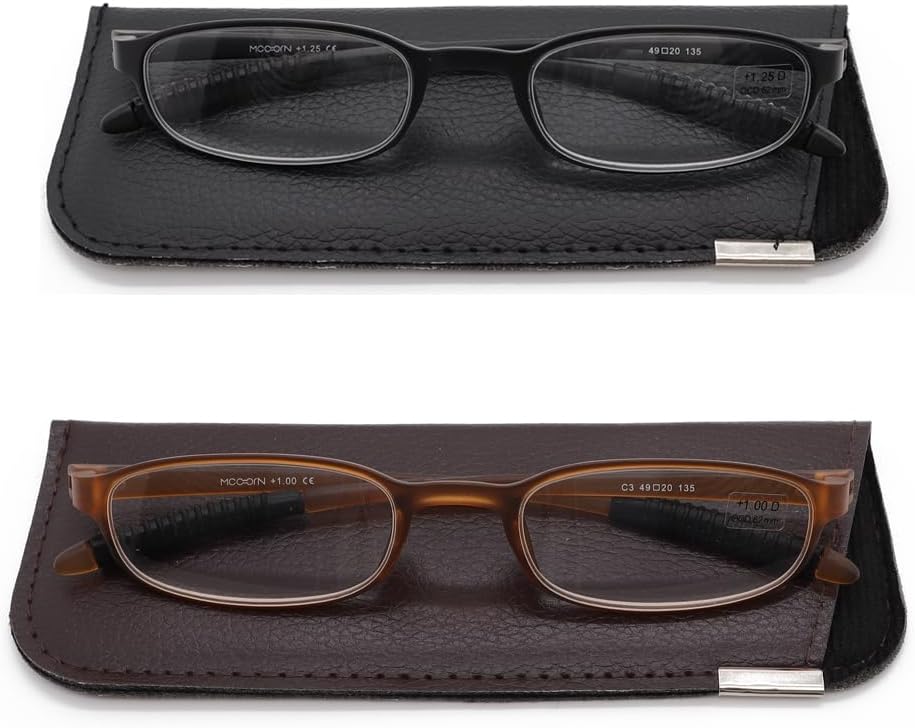 Lightweight Reading Glasses,Flexible(Memory Plastic) Readers, Men and Women - Image 6