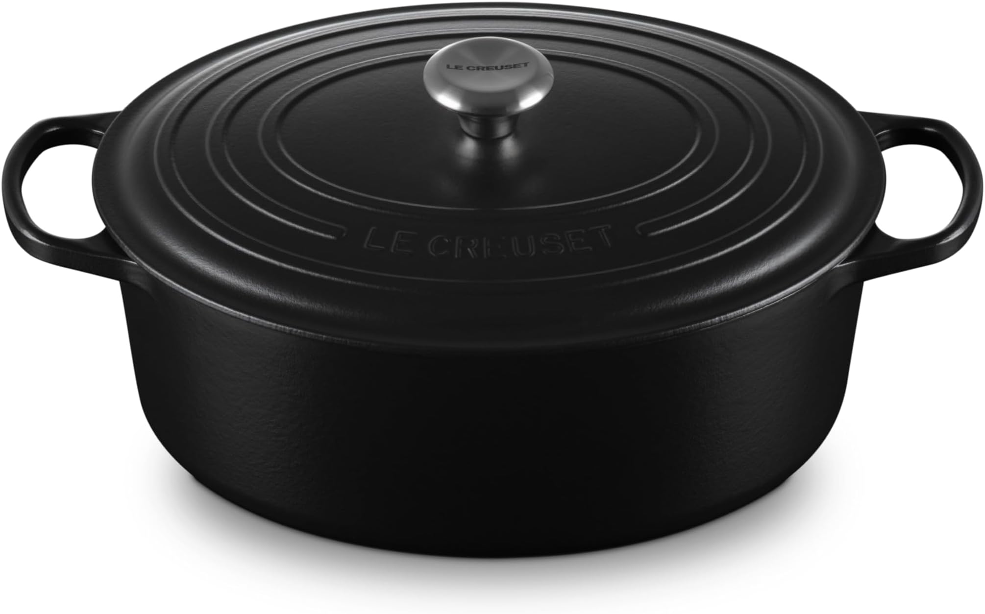 Le Creuset Enameled Cast Iron Signature Oval Dutch Oven, 8 qt., Licorice