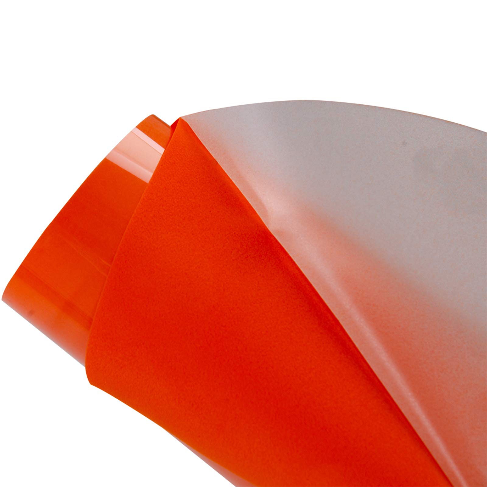Feuilles de vinyle floqué HTV orange HOHOFILM : fini le décollement au lavage de vos motifs