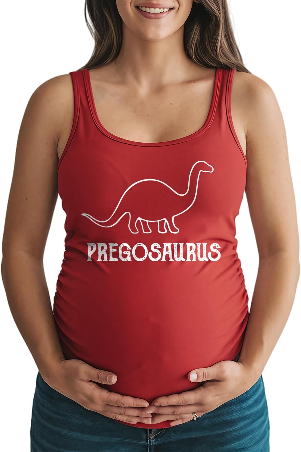 Threadrock Women's Pregosaurus Racerback Tank Top