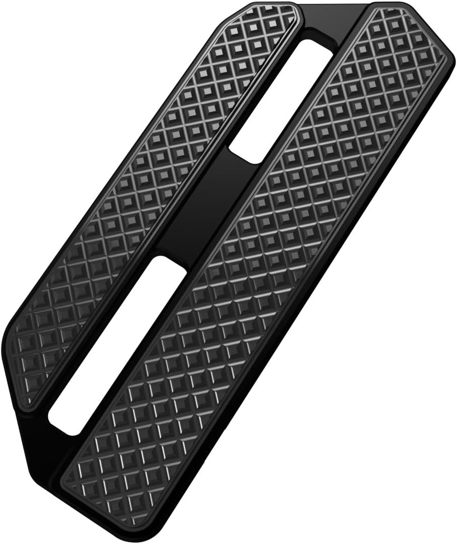 9.5 inch Black Rider's Floor Board Footboard Pedal, Aluminum & Rubber Compatible with Harley Davidson 2024-25 CVO Road Glide ST, CVO Street Glide ST, (Black)