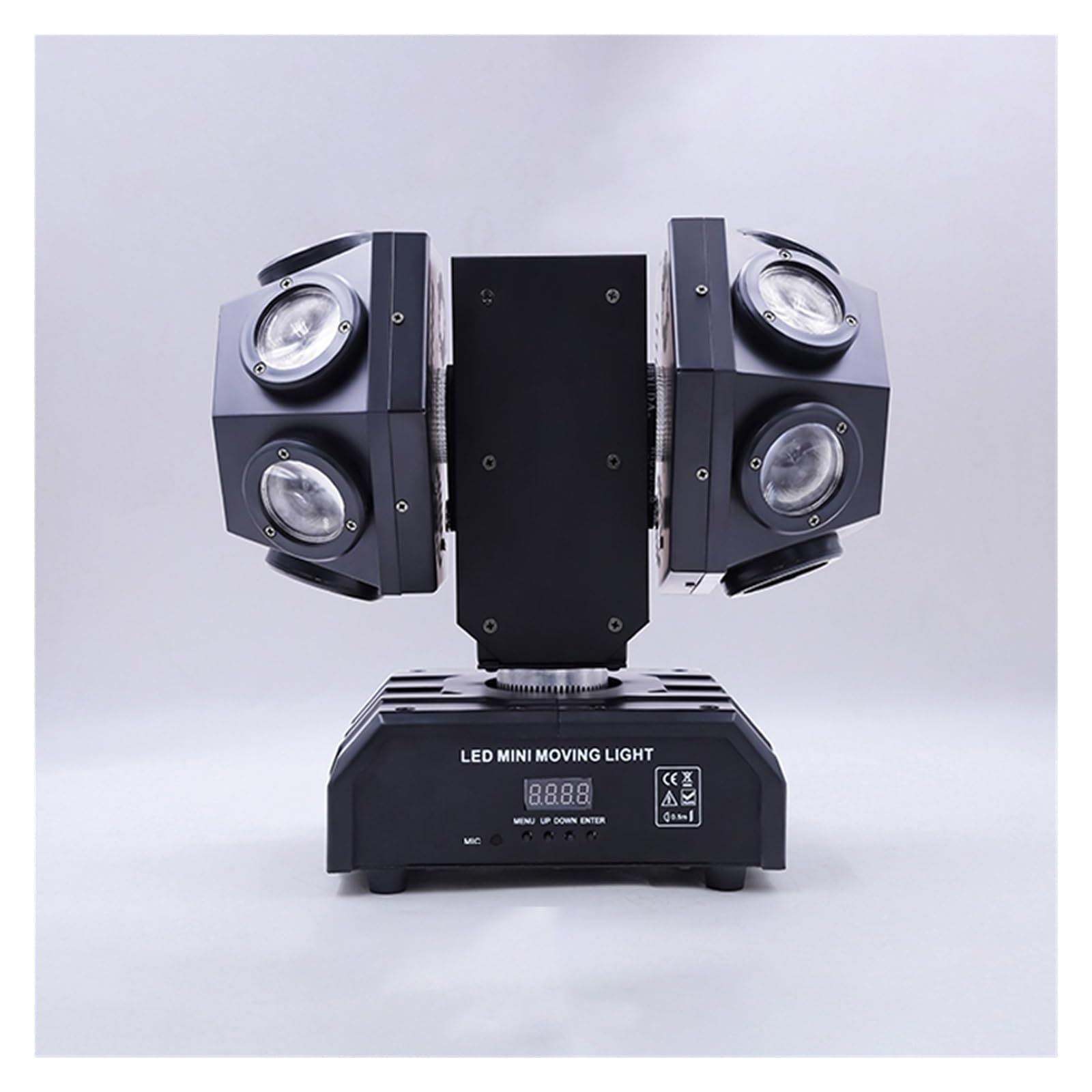 AmAzwi Lámparas de iluminación para escenarios 12 X 10W Super Beam Led Luz con Cabezal móvil con Doble Bola / 120W RGBW KTV Dance Hall Bar Stage Disco Luz con Cabezal móvil para Fiesta Disco Club ktv