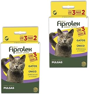 Combo 2un Antipulgas Fiprolex Gatos Pague 2 Leve 3