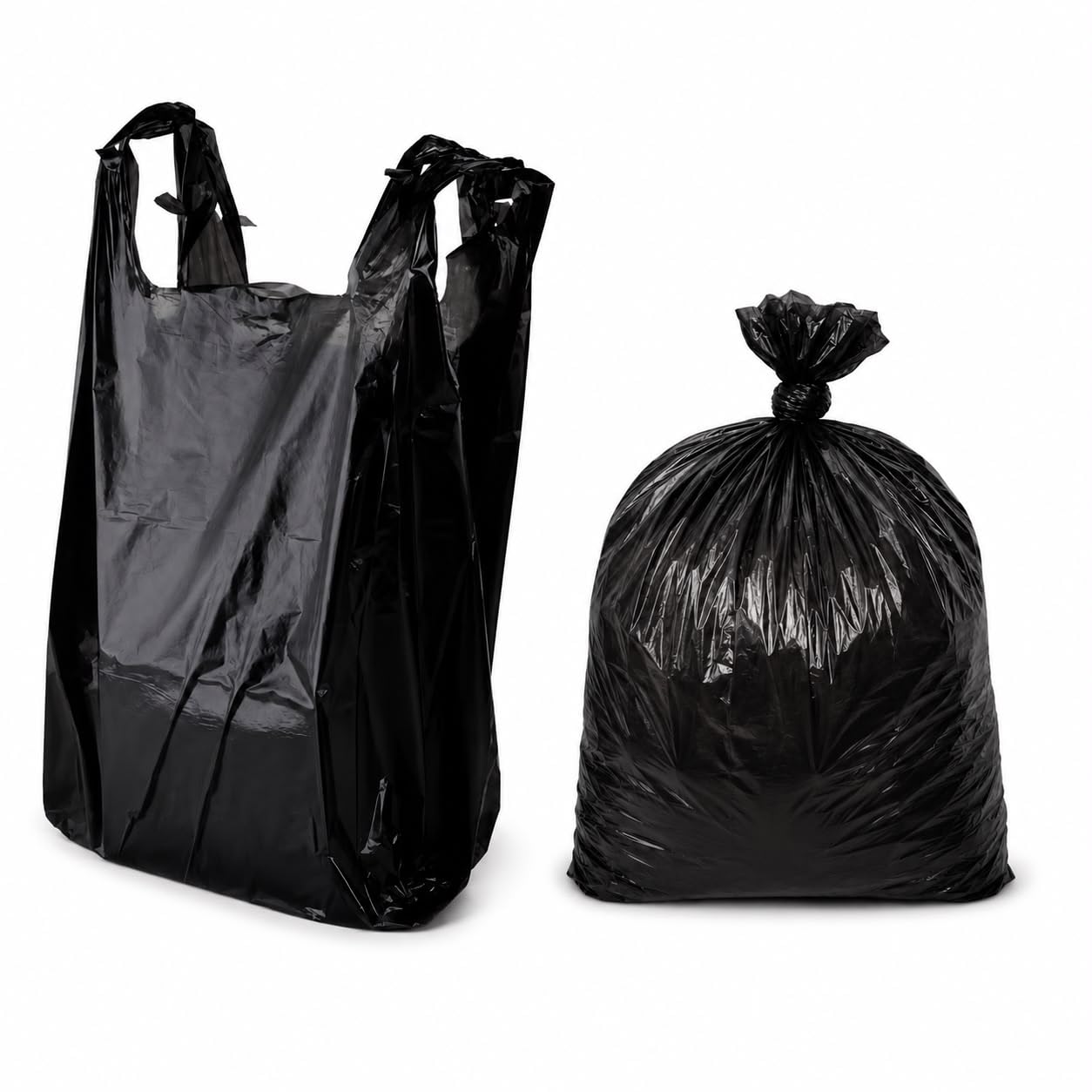 Medium Garbage Bags for Dustbin | 50 Count | 16 x 20 Inches | Strong Black Disposable Bin Liners for Kitchen, Bathroom, Office, Bedroom & Home | Leak-Resistant Waste Bags-image-43