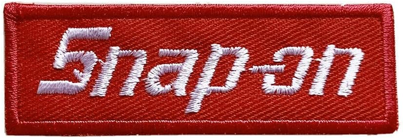 Embroidered Badge SNAP ON Tools CAR Motor Sport Racing Team Iron on Sew on Patch