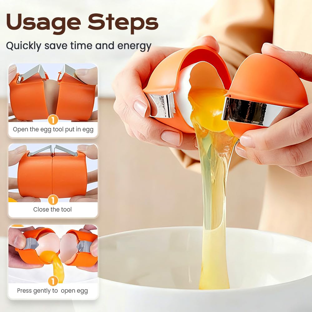 Amazon.com: 2026 New Egg Shell Opener, Stainless Steel Egg Cracker