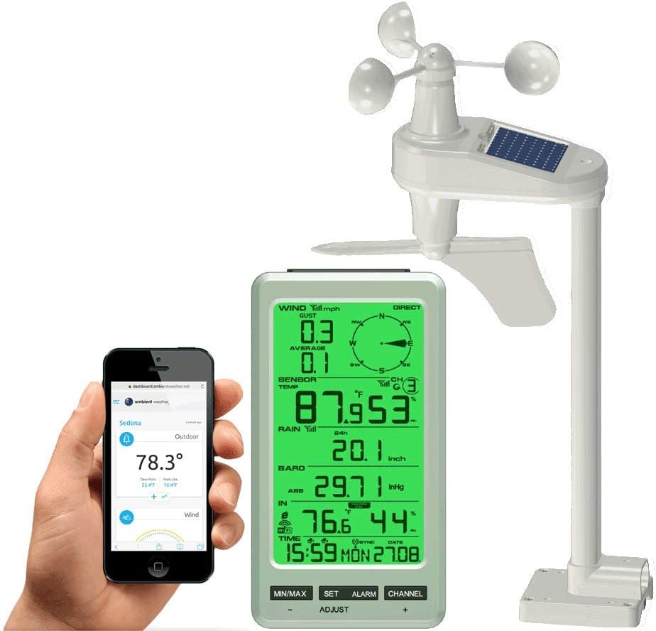 Ambient WeatherWS-50-ANEMOMETER Smart Weather Station w/Anemometer