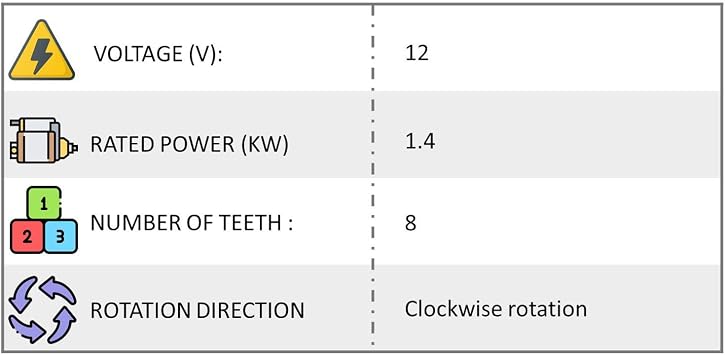 WAI 17146N Starter Motor