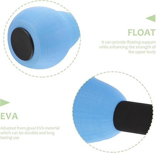 Miniatura 7 de 1 par de mancuernas de agua ajustables coloridas portátiles de Eva para entrenamiento acuático para fortalecer los brazos y hombros para aeróbicos