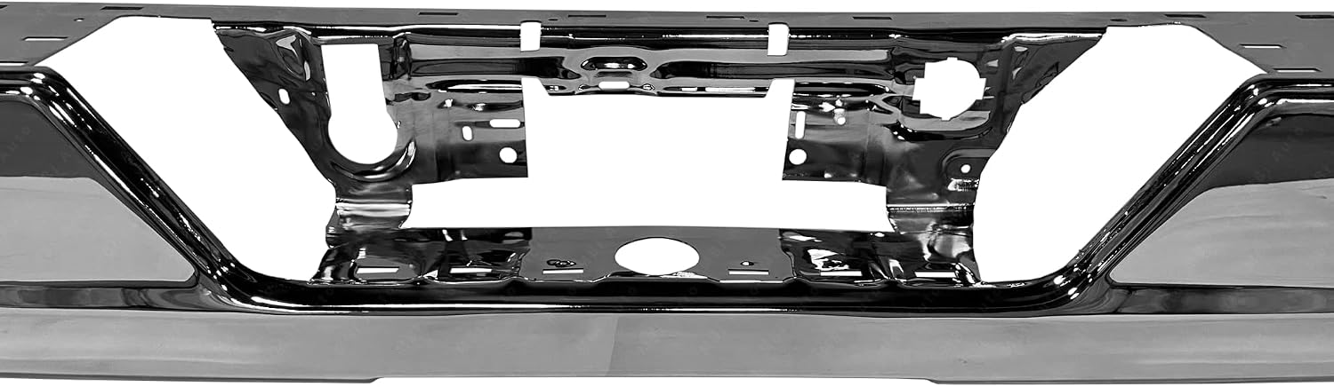BUMPERS THAT DELIVER - Chrome, Steel Rear Step Bumper Face Bar Compatible with 2019-2025 Chevy Silverado GMC Sierra 1500 2500 3500 19-25, GM1102570