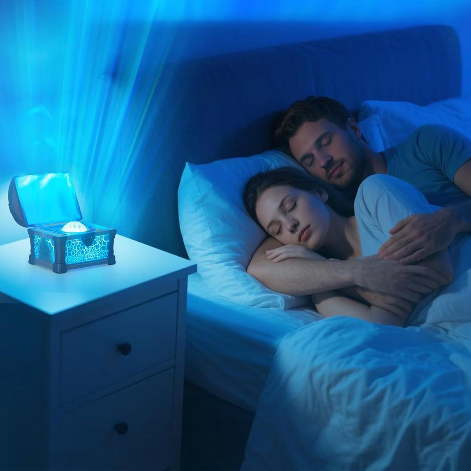Proyector De Galaxia Lámpara Regulable | Lámpara Nocturna LED Y Proyector De Habitación Con Temporizador para Mujeres Niños Niñas Mesita de Navidad