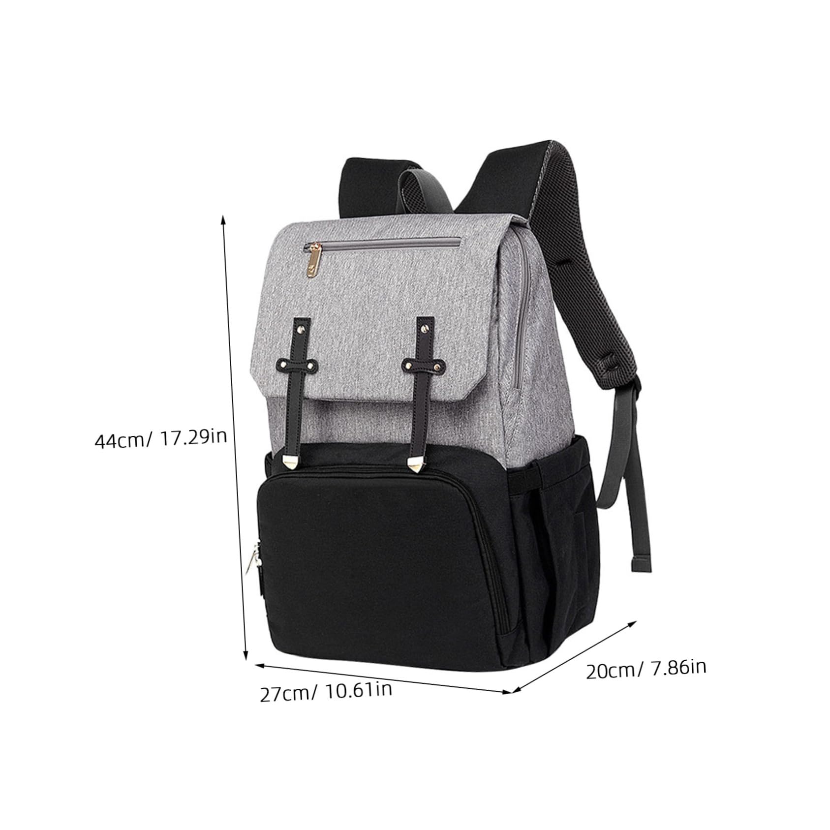 Mehrzweckrucksack für Mütter Großer Babyrucksack Wickeltasche aus Oxford Stoff Verschleißfest mit Großem Fassungsvermögen zum Einkaufen und Ausgehen
