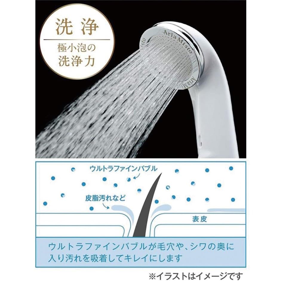 Amazon.co.jp: シャワーヘッド ボリーナワイド シルバー ウルトラ