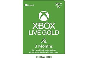 Xbox Live Gold: 3 Month Membership [Digital Code]